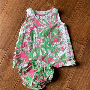 Lilly Pulitzer dress and bloomers set 6-12mos